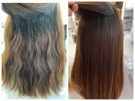 【くせ毛に悩まされている方向け🌀😵‍💫】超低ダメージ髪質改善ストレート+カット✂️プレミアムケア付き✨