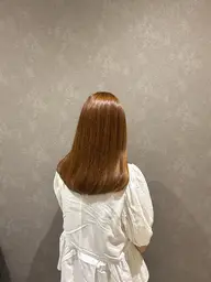 ブリーチなしダブルカラー+潤いトリートメント🩵🫧