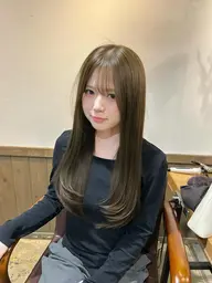 カット＋透明感たっぷり美髪補正ケアカラー🫧