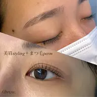 当日予約◎美眉styling＋まつ毛パーマ【ミニモ特別クーポン】¥8500→8000