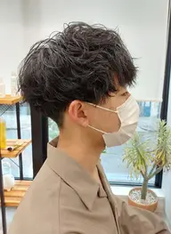 👨オススメ👨カット+パーマ(メンズのみ)モテたい、男らしく、雰囲気を変えたい