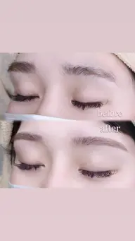 ‪꒰ 4/17~24 ꒱‬限定🩶眉毛スタイリングモデル🪄︎︎ (wax脱毛、カット、間引き、メイク込み)