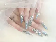 《オフあり》【チップ長さだし】アート150分コース🎀新規ソフトジェルオフ無料〔ミニモ限定🎁大きいパーツ１つ無料〕