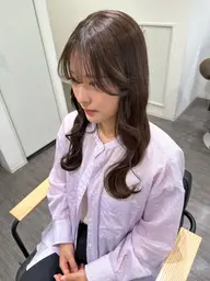 レイヤーカット＋カラー＋髪質改善メリートリートメント🌿✨