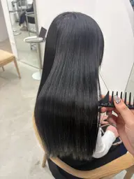 【ダメージレスに癖毛対策◎】髪質改善水素ストレート+トリートメント