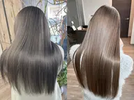 💎✨ 【透けるような透明感!】✨💎 🫧 長持ちカラーブリーチなしダブルカラー