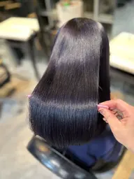 【柔らかい縮毛矯正】✨カット➕艶髪縮毛矯正➕ワンカラー✨自社開発のお薬で自然な仕上がりに🌿