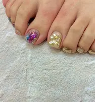 🦋フットワンカラー🦋パラジェル使用