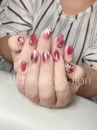 ハンド　アート付け放題💅初回ジェルオフ込み 　再来当店ジェルオフ込み　他店オフ550円