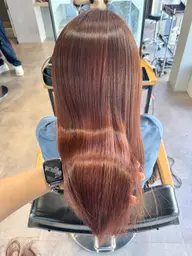 【⚡️艶と透け感のハイトーンカラー⚡️】カット+ダブルカラー+美髪トリートメント