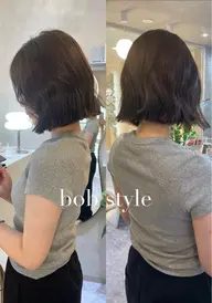 似合わせカット+透明感ツヤカラー+3step超音波付きTR🍃🫧