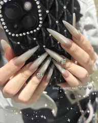 🤍10本チップ　マグネットorワンカラーorフラッシュ