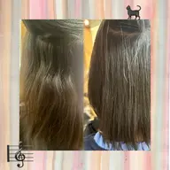 🎼cut+縮毛矯正+ケアトリートメント🐈‍⬛
