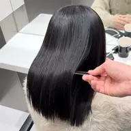 【手で乾かしただけで美髪へ🩵】美髪×縮毛矯正プラン