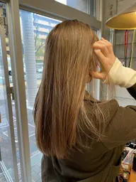 《2回目以降のお客様メニュー》透明感カラー＋カット＋3step トリートメントorリラクゼーションスパ🧴