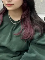 インナーカラー ＋トキオTr   🌟インナー他部分相談+1000円🙆🏻‍♀️⭕️⚠︎平日20:30土日祝19:30