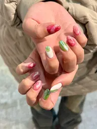 【平日限定🉐📅】オフありパラジェルネイル💅🏻🩷フルアート🩷