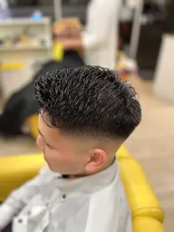 感動のアイロンパーマ