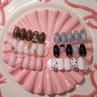 【ジェルオフ有り】🌷𝑨𝒑𝒓𝒊𝒍 𝒇𝒊𝒙𝒆𝒅 𝒅𝒆𝒔𝒊𝒈𝒏🌷左側