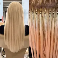 羽エクステ(手編み)80本➕地毛カラー