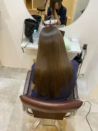 ヒアルロン酸カラー+premium髪改善トリートメント