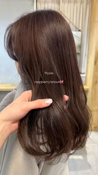 💫カット + ブリーチなしダブルカラー + 前処理トリートメント + クイックトリートメント