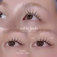 【🎀ご新規様限定🎀】セーブル100本（オフ込み）🩰+¥1,000でフラットラッシュに変更🉑