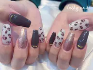 【最新チップの長さだし/両手アート6本】華やかコース