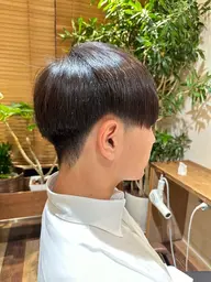 メンズカット　シャンプー　ベッドスパ20分　スタイリング