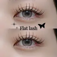 🖤🫧フラットラッシュ80本+コーティング付き🫧🖤