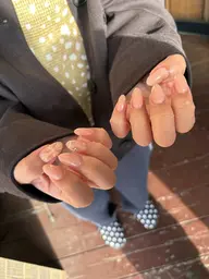 ネイル写真集め中📸ご協力いただける方限定【ご新規様オフ込み持ち込みアートジェルネイル 両手各2本コース✨¥5,500】