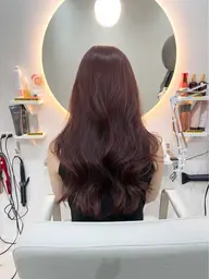 【新規限定】韓国ヘアカット、N.ルフレカラー、CARE PRO超音波トリートメント、クイックスパ