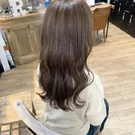 👩似合わせ前髪カット＋新感覚シークレットカラー🫐