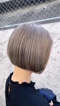 ✨小顔カット+ケアブリーチデザインカラー（グラデーション、バレイアージュ）&クイックトリートメント