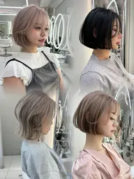 bob cut + Wcolor🫧🎀