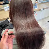 【✨髪質改善酸性ストレートメニュー②✨】カラー+酸性ストレート