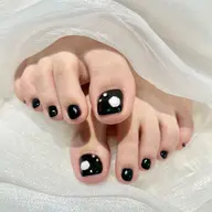 🔰口コミ記入必須【Jr.】FOOT🍒オフあり🍒親指2本アート(フットバス込み)