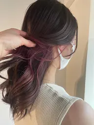 【🍒チラ見せ🍒】カット➕🫧インナーカラー🫧➕1stepトリートメント