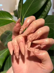 練習モデル🍒オフなしトレンド♪ 大人気クロムネイル4個付きワンカラー ✨𓆩 ♱ 𓆪