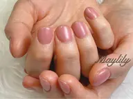 【ご新規】自爪風ジェルネイル+ハンドケア:* 割れが気になる、自爪補強＆保護に…