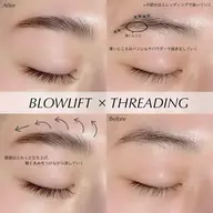 ブロウリフト(糸脱毛美眉スレッディング仕上げ)🪶🧵🪡
