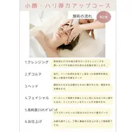 小顔、ハリ弾力アップコース