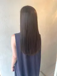 『女性限定』【艶髪×サラサラ】カット✂️＋前髪縮毛矯正🩶＋薬剤除去/ブリーチ毛NG