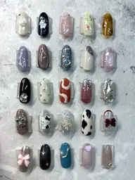 ‪サンプルから4つまで選べる♡トレンド定額シンプルコース🫧┊︎オフあり┊︎