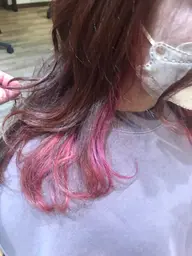 インナーカラーカットキャンペーン　ロング別途かかります。必ず補足に目を通してください🙇‍♀️