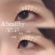 【&healthy】　フラットラッシュ100本×まつ毛パーマ