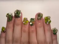 《オフなし/アート竹🏮》 おすすめ✳︎10本統一 もしくは 5本5本アート+パーツつけ放題