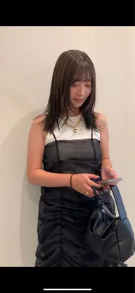 前髪カット＋透明感カラー＋4step treatment(ホームケア付き)