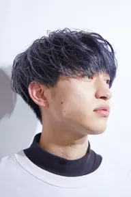 ★口コミ割★メンズ限定、カット＋パーマ（ミディアム）