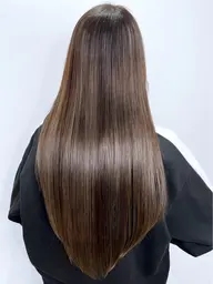 《今だけ限定》髪質改善＊縮毛矯正＋似合わせカット＋oggiottoTR¥19800→¥11200